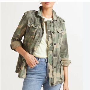 Free People Green Not Your Brothers Jacket